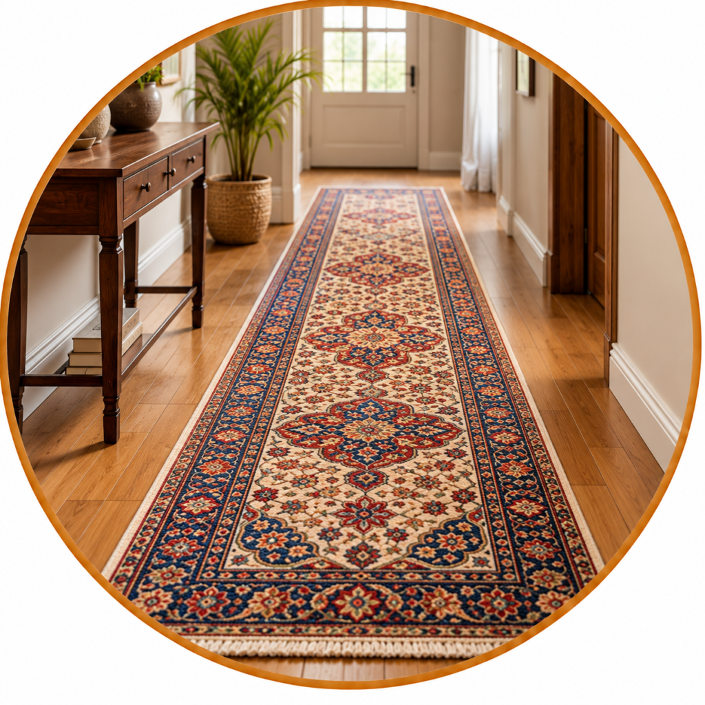 Persian Runner In A Warm Hallway 1024x1024